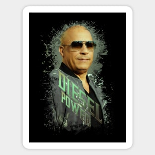 Vin Diesel / High Quality Digital Art Print - 117211200 Magnet